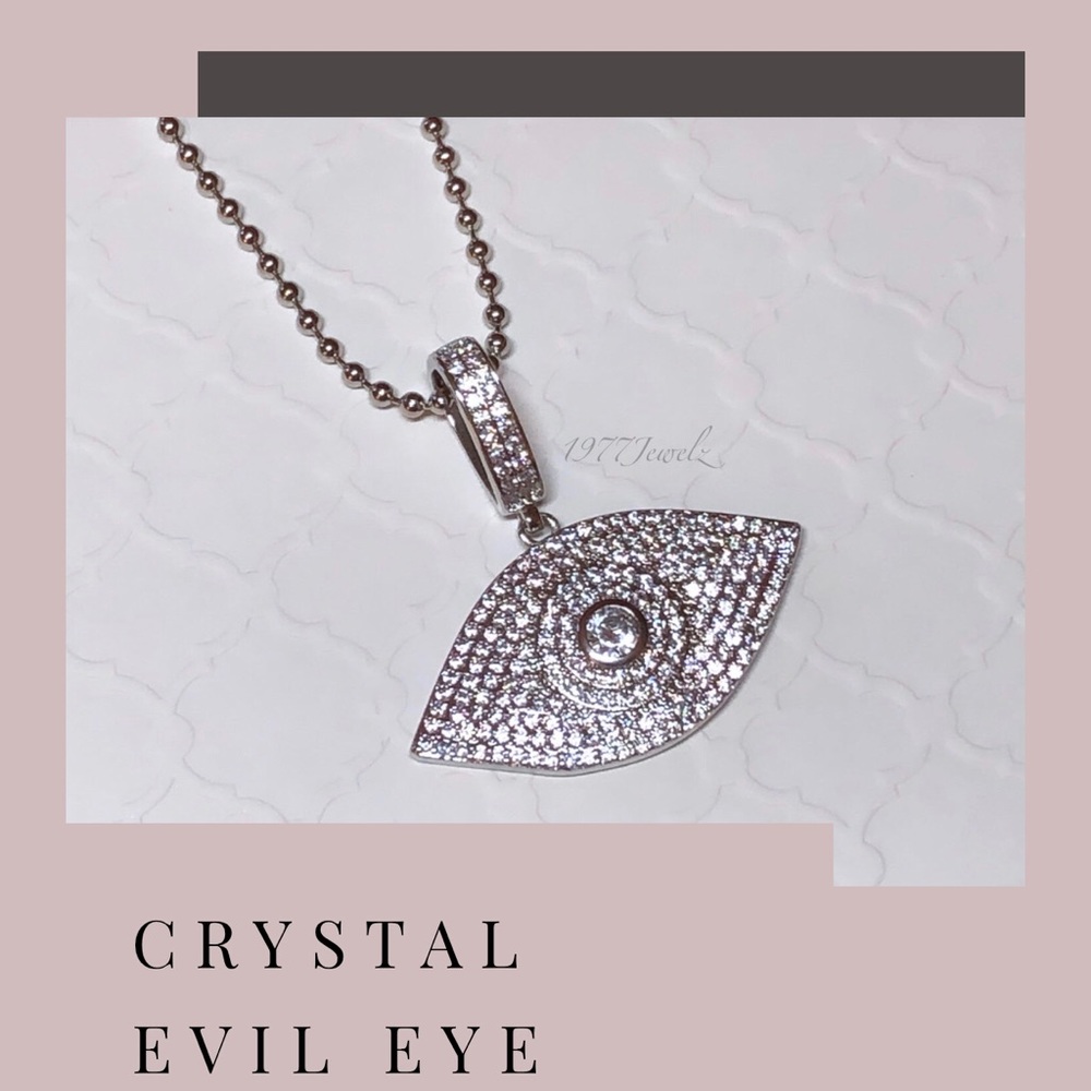 Crystal evil eye